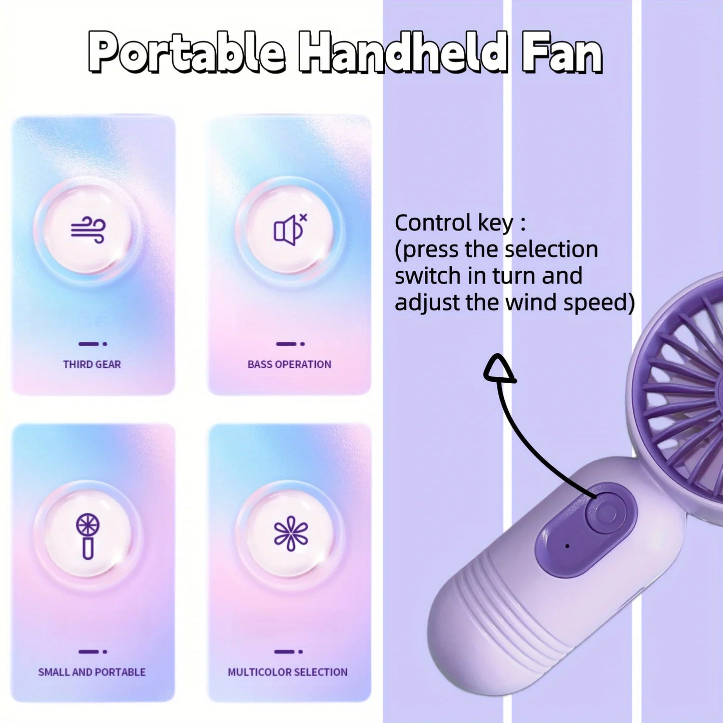 Mini portable fan